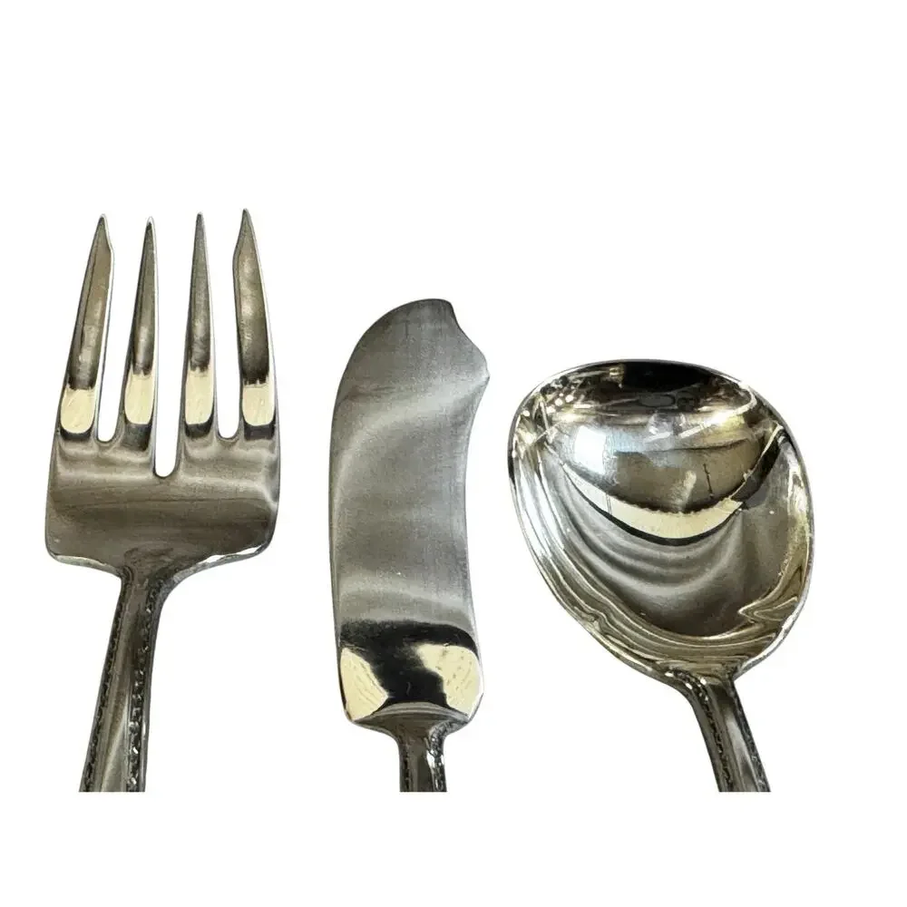 Vintage 1940s Sterling Silver Lady Hilton By Westmorland Serving Fork & Other